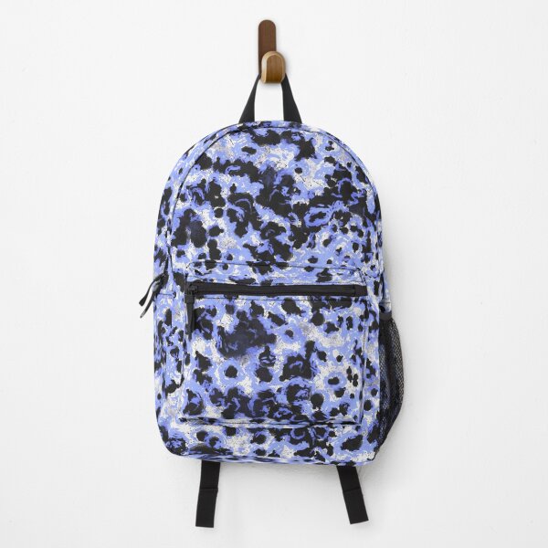 Item preview, Black and blue abstract pattern designed and sold by MariDaniArt.