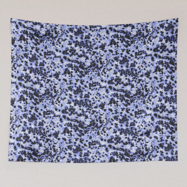 Item preview, Black and blue abstract pattern designed and sold by MariDaniArt.