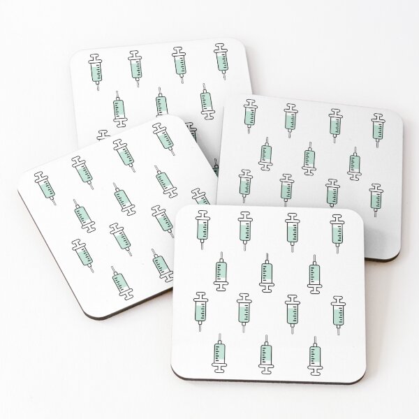 Item preview, IVF injections needle and syringe for journal and calendar designed and sold by Lady-Frost.