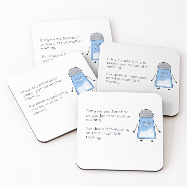 Item preview, Funny Poem Salty Couplet “Not another meeting”  designed and sold by saltycouplets.