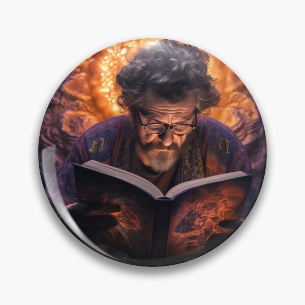 Item preview, Terence McKenna, in the realms designed and sold by TheGlassPortal.