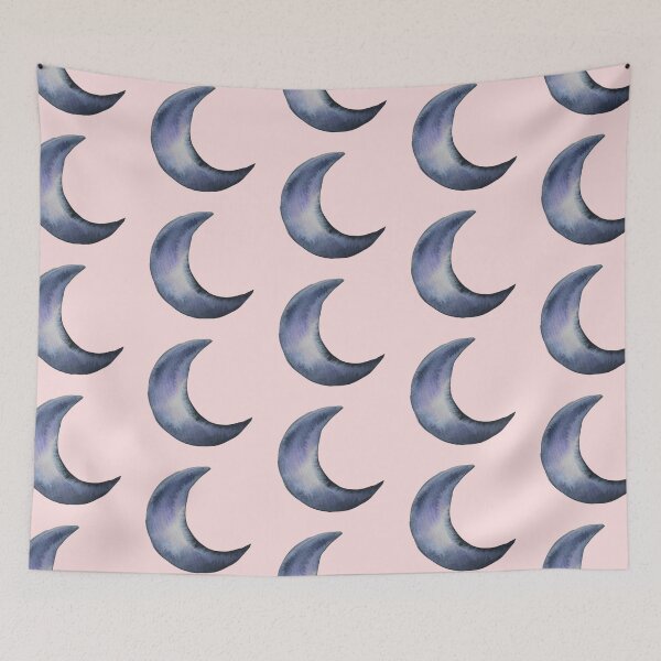 Item preview, Watercolor Moon designed and sold by PatternInArt.