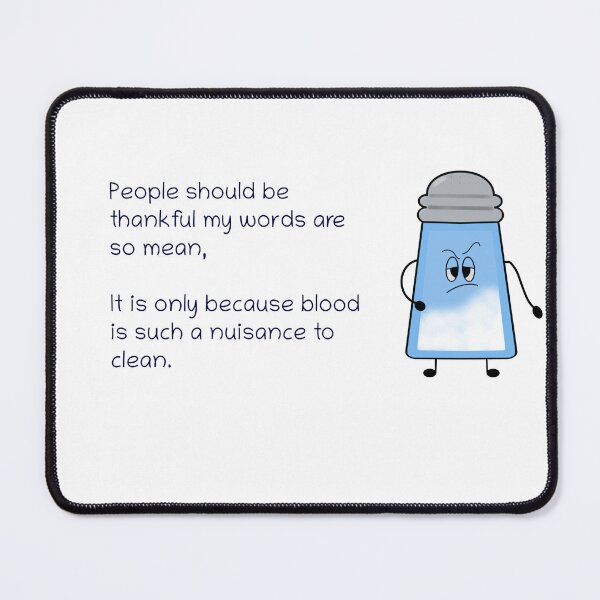 Item preview, Funny Poem Salty Couplet “Nuisance to clean” designed and sold by saltycouplets.