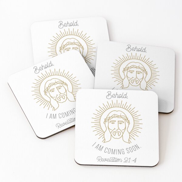 Item preview, Behold, I am coming soon. Revelation 21:4 designed and sold by ClickArtProduct.