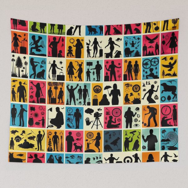 Item preview, Silhouette Reverie: Captivating Shadows in Textile Poetry designed and sold by Rui Fernandes.