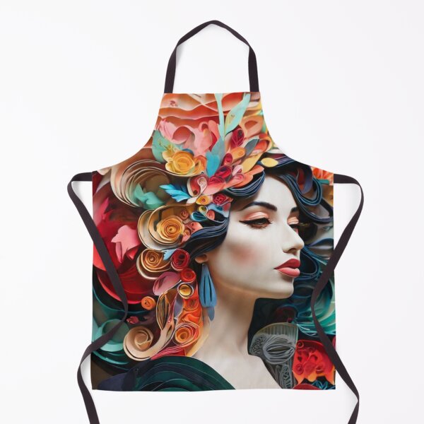 Item preview, Portrait of a woman made of colored paper designed and sold by jsebouvi.