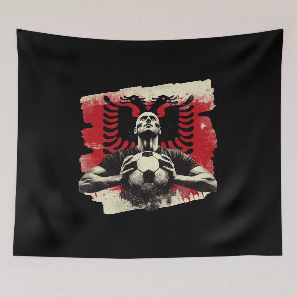 Item preview, Albanian Football Fanatic designed and sold by HeadTurningArt.