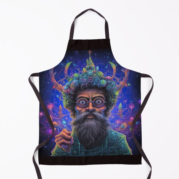 Aperçu de l'œuvre DMT Art... Terence McKenna, en elfe des machines créée et vendue par TheGlassPortal.
