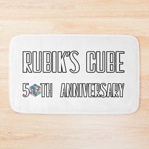 Item preview, Rubik's cube 50th anniversary designed and sold by UnCoverDesign.