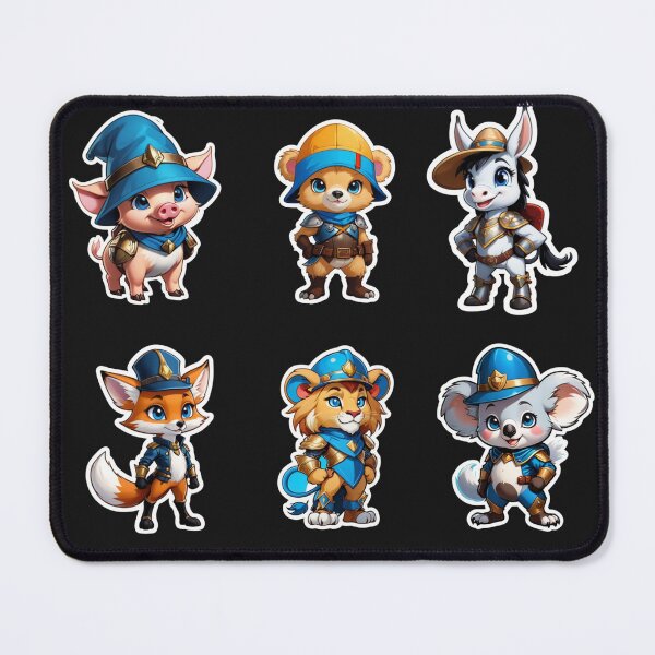 Item preview, Cute Zoo Critters: Tiny Warriors in Adorable Armor designed and sold by LamarrDreams13.