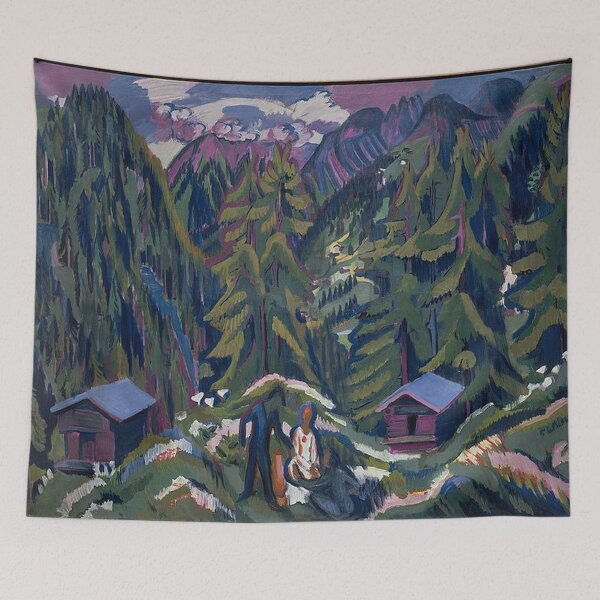 Item preview, Mountain landscape from Clavadel designed and sold by tomorrowsart.