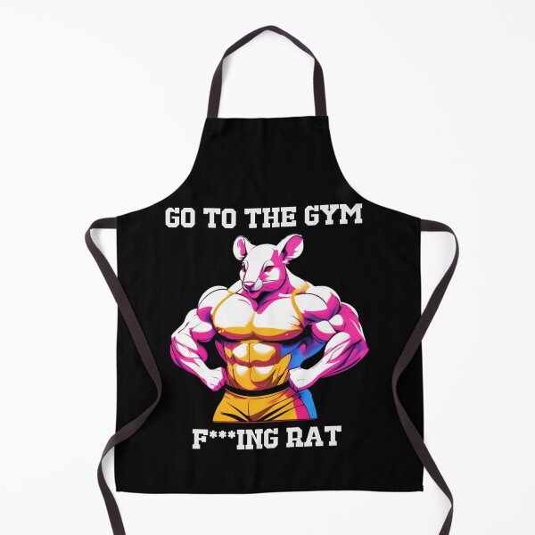 Item preview, Go to the gym F***ing Rat, muscle mice with barbell designed and sold by IronCoreGear.