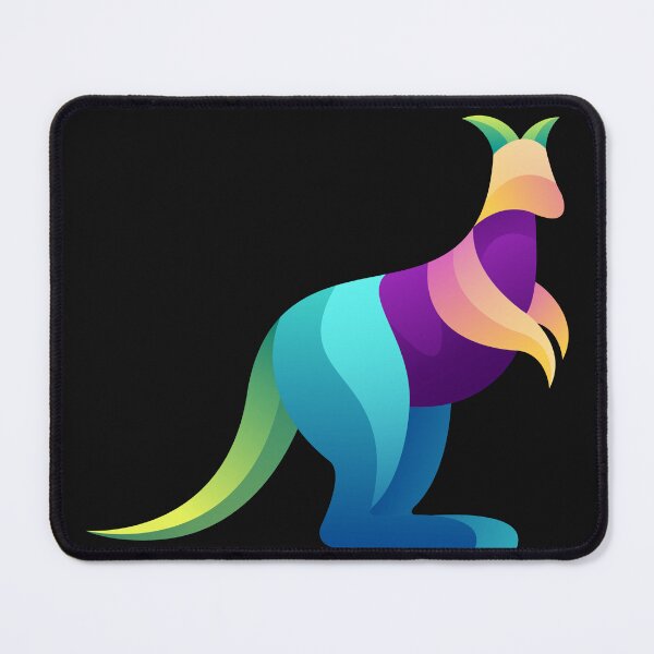 Item preview, Kangaroo in rainbow colours designed and sold by Blue Eye.