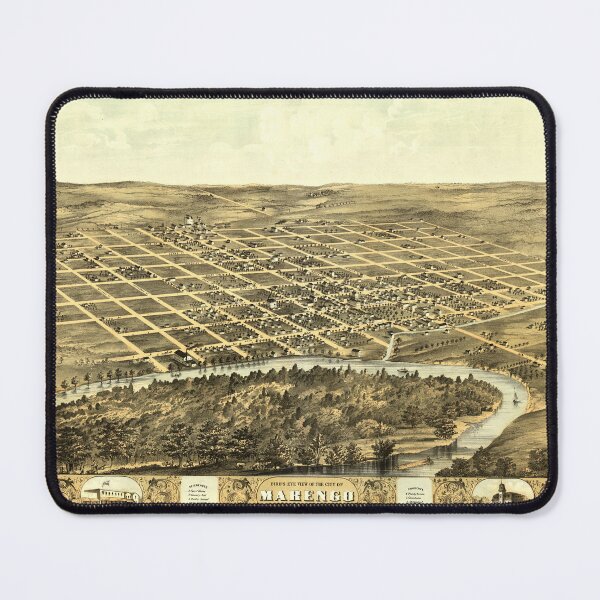 Item preview, Marengo, Iowa (1868) designed and sold by allhistory.