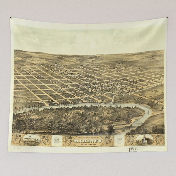 Item preview, Marengo, Iowa (1868) designed and sold by allhistory.