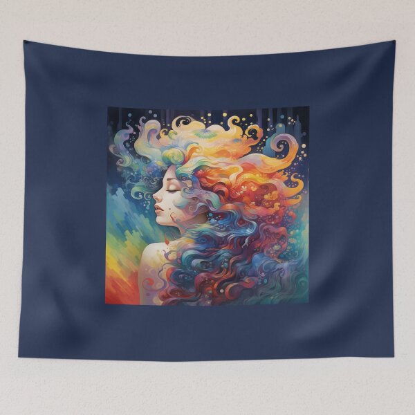 Item preview, Rainbow Mermaid designed and sold by TheGlassPortal.