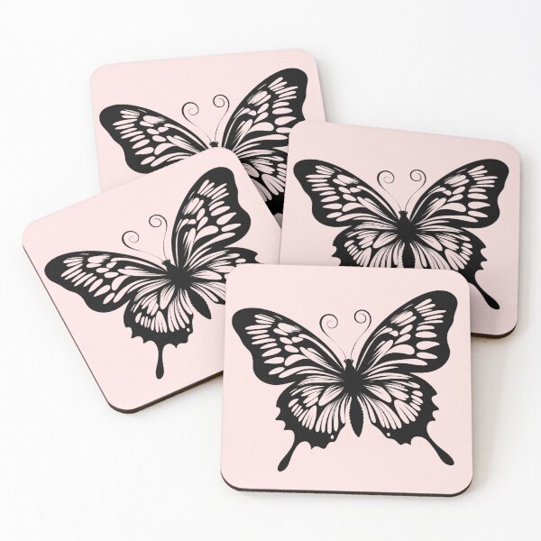 Item preview, Black Butterfly Pattern designed and sold by PatternInArt.