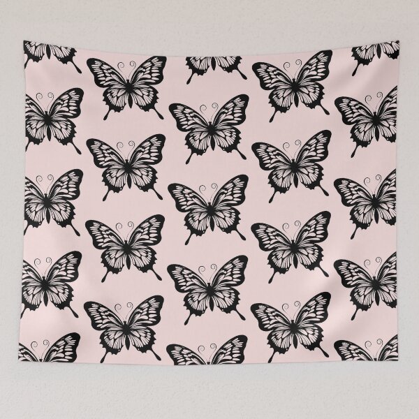 Item preview, Black Butterfly Pattern designed and sold by PatternInArt.