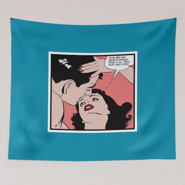 Item preview, Ask me no questions, and I'll tell you no lies - Vintage comic illustration designed and sold by Alex Starcatcher.