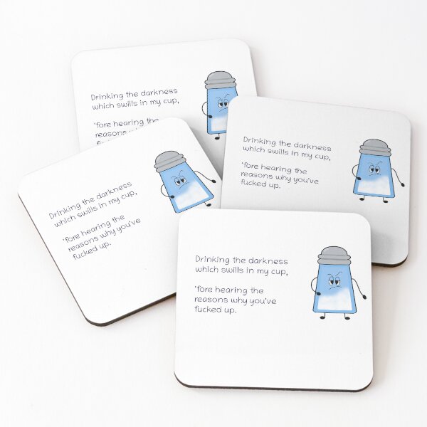 Item preview, Funny Poem Salty Couplet “Drinking the Darkness”  designed and sold by saltycouplets.