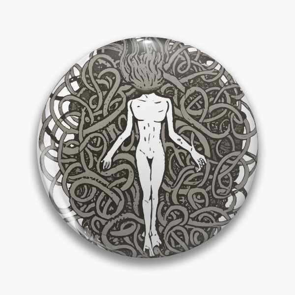 Item preview, A mysterious figure emerging from a tangle of chaotic doodles. Sticker designed and sold by ArtshirtGroup.