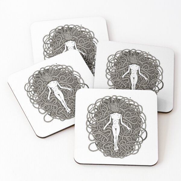 Item preview, A mysterious figure emerging from a tangle of chaotic doodles. Sticker designed and sold by ArtshirtGroup.