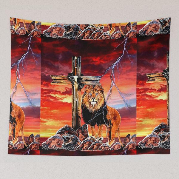 Item preview, Power of the Cross (Lion of Judah) designed and sold by Tripp Art Studio.