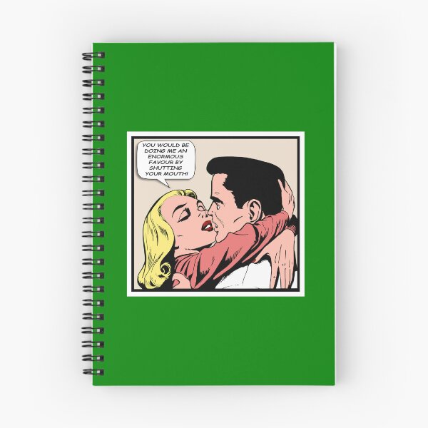 Item preview, You would be doing me an enormous favour by shutting your mouth - Retro comic art designed and sold by Alex Starcatcher.