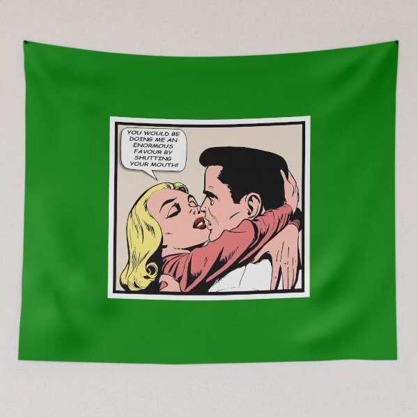 Item preview, You would be doing me an enormous favour by shutting your mouth - Retro comic art designed and sold by Alex Starcatcher.