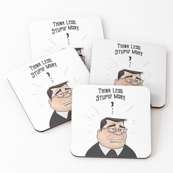 Item preview, Think Less, Stupid More designed and sold by designJasmin.