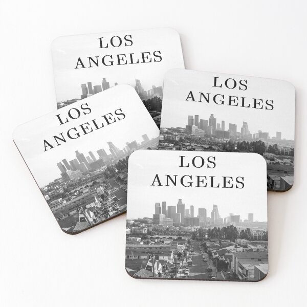 Artikelvorschau, Schwarz-Weiß-Los Angeles, Kalifornien entworfen und verkauft von ShopJoel.