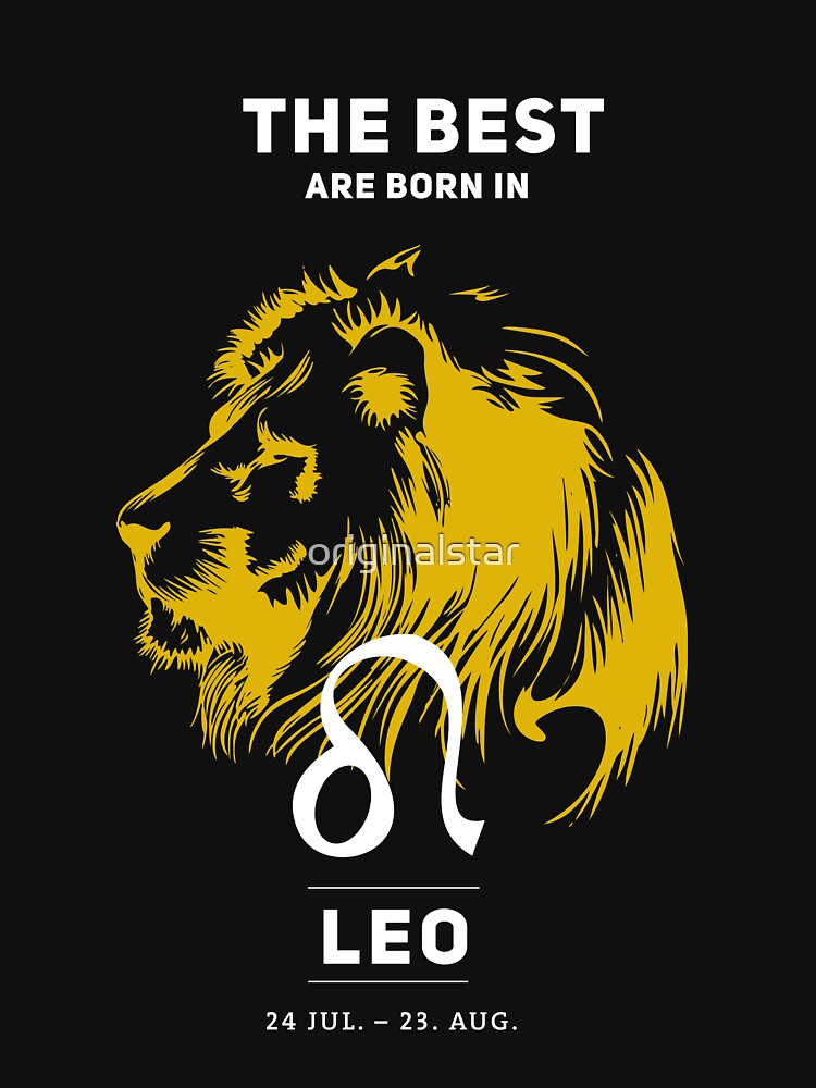 "leo lion lion horoscopes star sign born july august