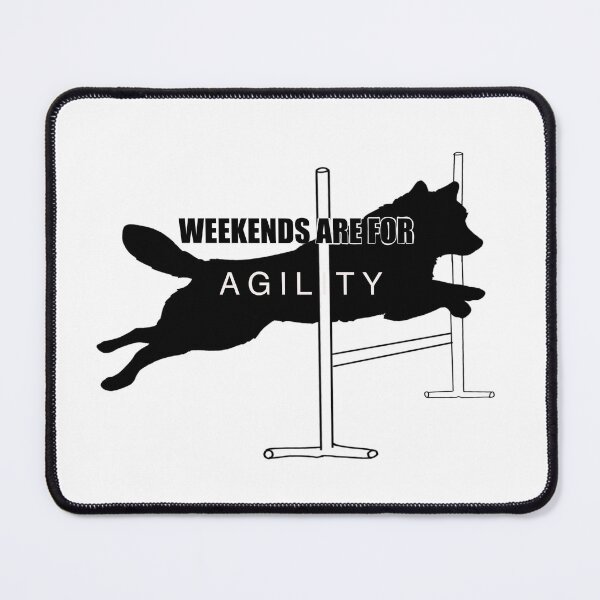 Item preview, Siberian Husky: Weekends Are For Agility designed and sold by SnowySibeArt.