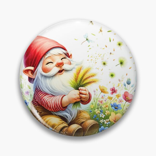 Item preview, Gnome Welcome Spring designed and sold by jinmommyonline.