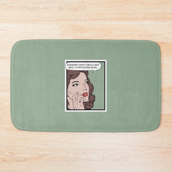 Item preview, Whenever I want a really nice meal, I start dating again - Vintage comic art designed and sold by Alex Starcatcher.