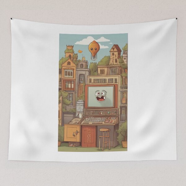 Item preview, Funny T-shirts, Funny cartoon stickers, funny tapestries and other accessories. designed and sold by Cute-Print.