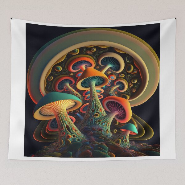 Item preview, psychedelic mushrooms designed and sold by thewandswant.