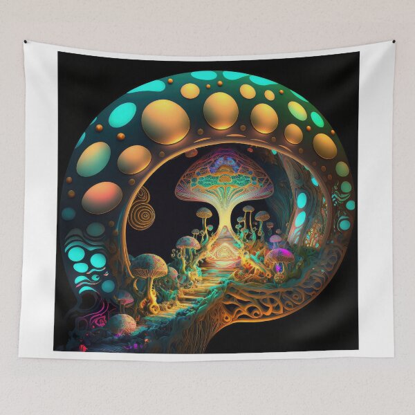 Item preview, psychedelic mushrooms designed and sold by thewandswant.