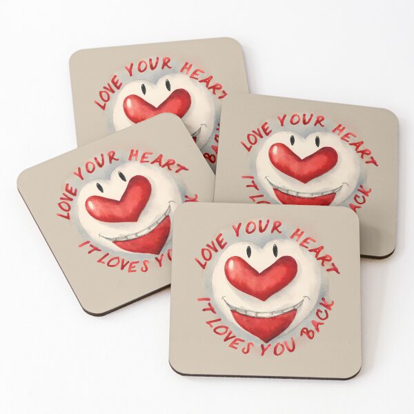 Item preview, Love your heart. It loves you back. designed and sold by @ndrys.
