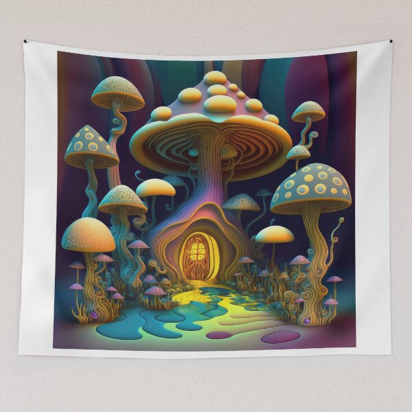 Item preview, psychedelic mushrooms designed and sold by thewandswant.
