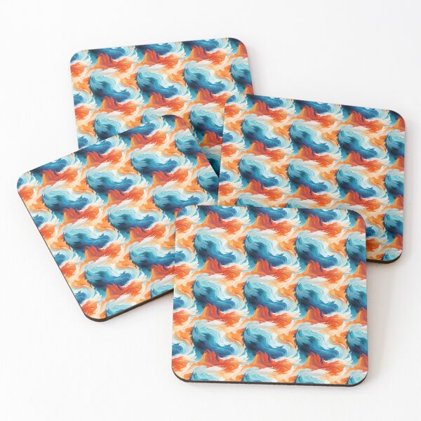 Item preview, Colorful Waves designed and sold by MidArtFusion.