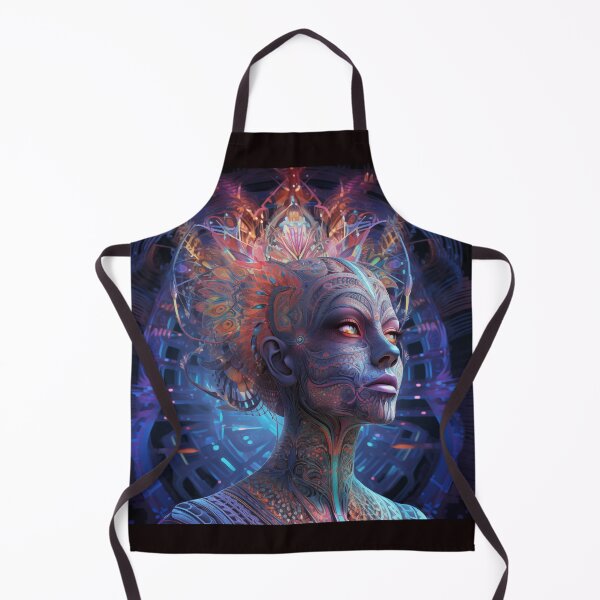 Item preview, DMT Art ... Luminescent female DMT entity designed and sold by TheGlassPortal.