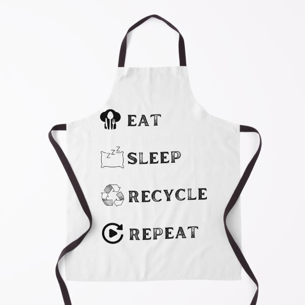 Item preview, Eat. Sleep. Recycle. Repeat. Unisex Jersey Short Sleeve Tee designed and sold by Nicolae Aurel Paun.