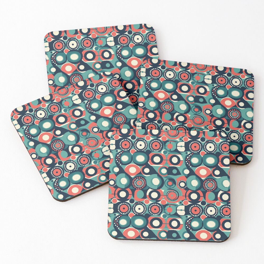 Item preview, Coasters (Set of 4) designed and sold by PixelPatchwork.