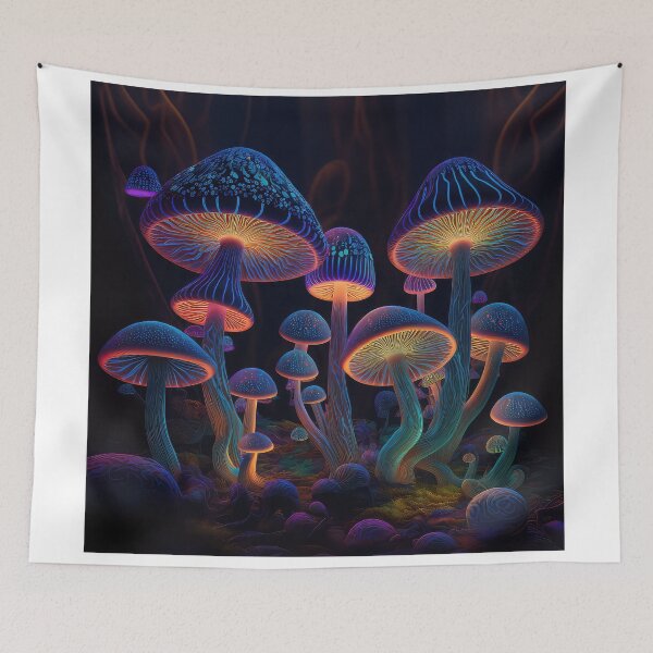 Item preview, psychedelic mushrooms designed and sold by thewandswant.