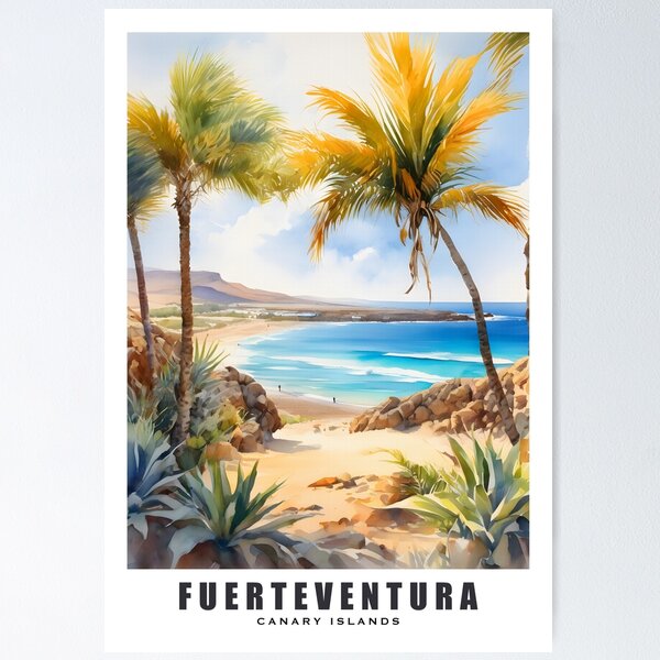 Item preview, FUERTEVENTURA : Canary Islands / Spain :  "Island Serenity: Tranquility in Fuerteventura's Idyllic Setting" designed and sold by sirtonine.