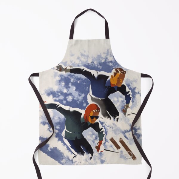 Item preview, Vintage ski poster designed and sold by MissQuiss.