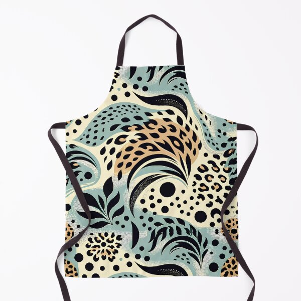 Item preview, Abstract Leopard Print with Tropical Plant Elements designed and sold by ImagineCorner.