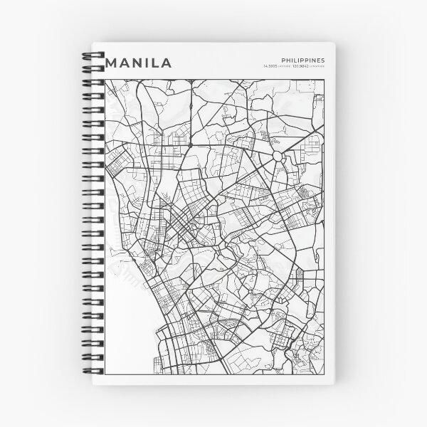 Item preview, Manila Philippines Street Layout Map designed and sold by wally-prints.