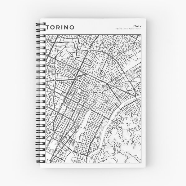 Item preview, Torino Italy Street Layout Map designed and sold by wally-prints.